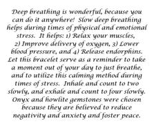 Load image into Gallery viewer, Just Breathe Bracelet