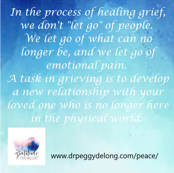 Task in Grief - Developing a New Relationship with Your Loved One